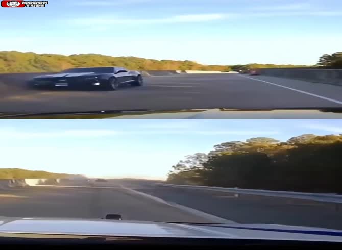 Video :During a police pursuit, the fugitive loses control of his car